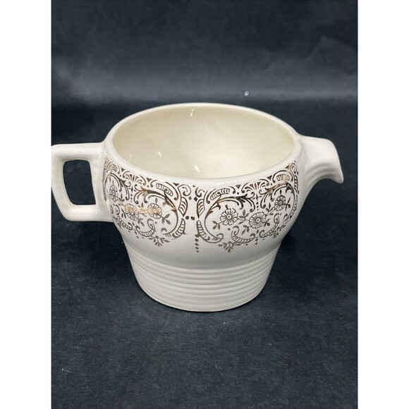 VTG Rare American Limoges Triumph China D’or Milk/ Creamer #1T-S284 22k Gold - Picture 12 of 16